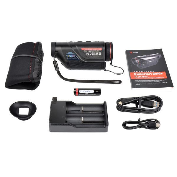 Тепловізійний монокуляр GUIDE TD431 LRF 384x288px 35mm (з далекоміром) - Безкоштовна доставка 747138 фото