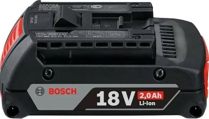 Акумуляторна батарея Bosch Professional GBA Li-Ion 18В, 2 Аг (2607336906) 2607336906 фото