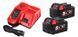 Акумулятор Li-Ion M18 NRG-502 (В5 2шт, з/у M12-18FC) +M12 B2 MILWAUKEE 4933459217 фото 3