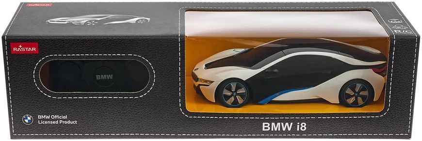 Машинка Rastar BMW i8 1:24 Сріблястий 454.00.61 фото