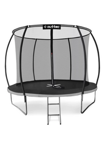 Батут Outtec Premium 12ft (374см) чорно-сірий з внутрішньою сіткою 5907766665861 фото