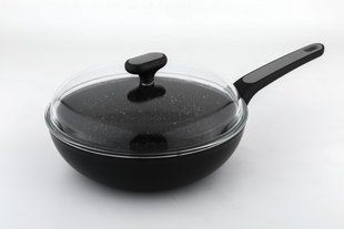 Сковорода-Вок 28 см з кришкою Salto Silver 3,9л 830904 NOIS 830904 фото