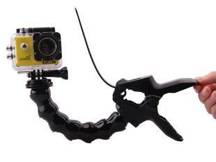 Кріплення прищіпка SJCam з гнучким штативом для камер SJ4000, SJ5000, M10 2722397193117 фото