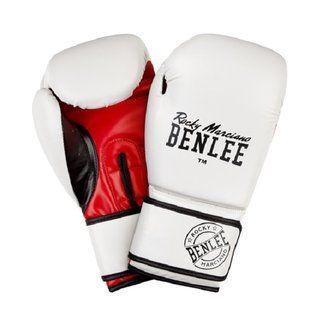 Рукавички боксерські Benlee CARLOS 10oz / PU / біло-чорно-червоні (Безкоштовна доставка) 199155 (white/black/red) 10oz фото