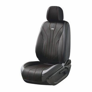 Комплект, 5D чохли для сидінь Beltex Sierra, black-red BX90600 фото