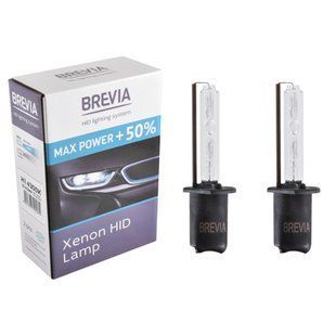 Ксенонова лампа Brevia H1 +50%, 4300K, 85V, 35W P14.5s KET, 2шт 12143MP фото