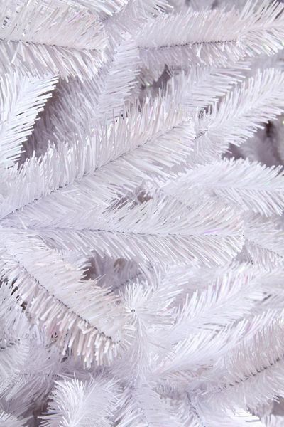 Сосна 60 см Icelandic iridescent біла з блиском з підставкою 8711473013597 фото