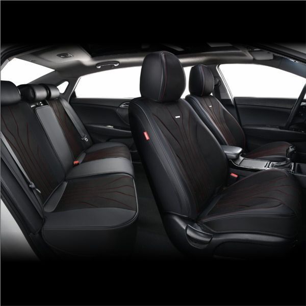 Комплект, 5D чохли для сидінь Beltex Sierra, black-red BX90600 фото