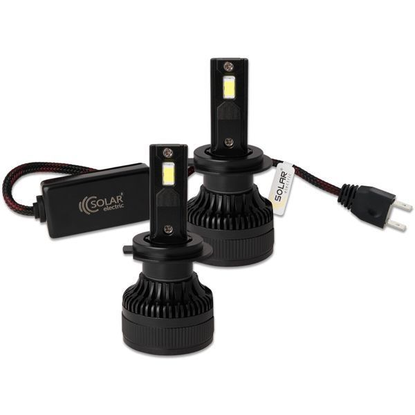 Автолампа Solar LED H7 12/24V 100W 9000Lm 6500K CSP3570 2шт 8607S2 фото