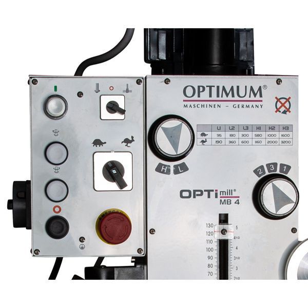 Фрезерний верстат для металу Optimum OPTImill MB4 3338451 фото