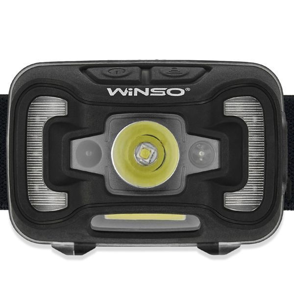 Ліхтар налобний Winso 260Lm, 5W CREE XTE+COB, 3xAAA, з сенсором білий/червоний 750400 фото