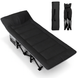 Туристична похідна розкладачка з вбудованим матрацом LEOBRO Black (LB-CC-K1-BLK) LB-CC-K1-BLK фото 1