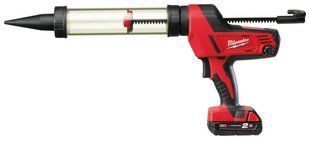 Пістолет для герметиків MILWAUKEE C18 PCG/400T-201B 400 мл 4933441812 (+ заряд.пристрій, 1 акум., пластик. туба, в сумці для інс 4933441812 фото