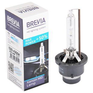 Ксенонова лампа Brevia D2S +50%, 4300K, 85V, 35W PK32d-2, 1шт 85214MP фото