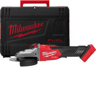 Шліфмашина кутова акумуляторна MILWAUKEE M18FSAGF125XB-0X діметр 125 мм с плоским редуктором (+ захисний кожух, бокова рукоятка, 4933478438 фото