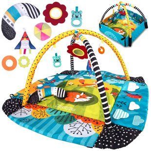 Килимок розвивальний 110 x 100 см Лисеня Ricokids 7317 фото