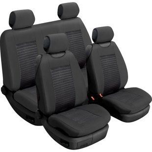 Чохли універсал Beltex Comfort чорний на 4 сидіння, без підголівників BX52210 фото