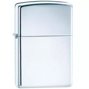 Запальничка Zipo 167 High Polisg Chrome Armor Срібласта 167 фото