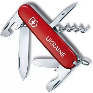 Складаний ніж Victorinox SPARTAN UKRAINE Ukraine біл. 1.3603_T0140u 1.3603_T0140u фото