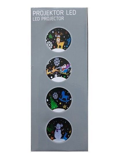 Проектор LED Jumi Новорічна сцена , IP44, різнокольоровий 5900410395282 фото