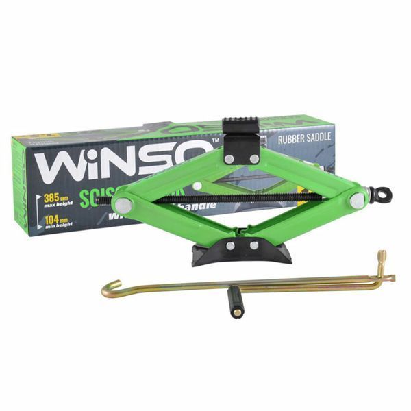 Домкрат ромбовий Winso 1,5т 104-385мм 121510 121510 фото