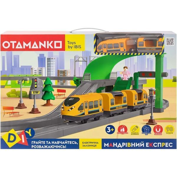 Ігровий набір OTAMANKO Мандрівний Експрес 98 деталей Помаранчевий 532.03.20 фото