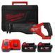 Пила шабельна акумуляторна MILWAUKEE, M18 FHZ-502X (+зар.пр., 2 акум.Х 5Аг, HDкейс) 4933478291 фото 1