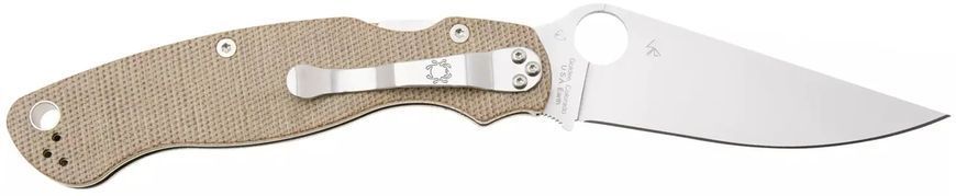Ніж Spyderco Military 2 Micarta Brown 87.17.20 фото