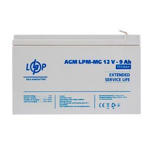 Розпродаж (6555) Акумулятор мультигелевий AGM LPM-MG 12V - 9 Ah 11/24 (11-2024) LP41111 фото