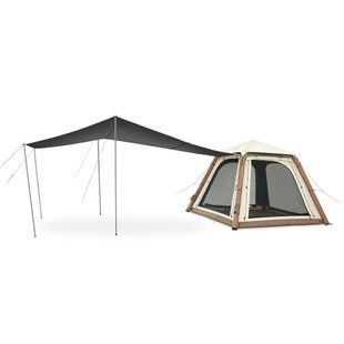 Намет тримісний надувний автоматичний із тентом Naturehike Ango CNK2550WS017, коричневий 6977465867902 фото