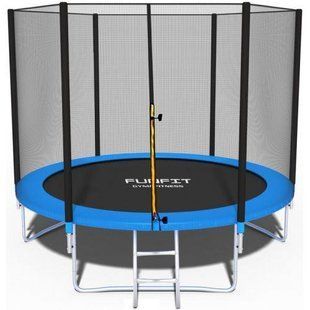 Батут Funfit 8ft (252см) синій з зовнішньою сіткою UT-00000085 фото