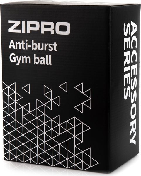 М'яч гімнастичний Zipro Anti-Burst 65 см, чорний 5901793678290 фото