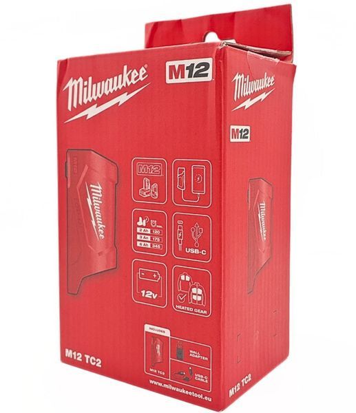 Енергокомплект M12 TC2-0 TRAVEL CHARGER MILWAUKEE 4932492908 фото