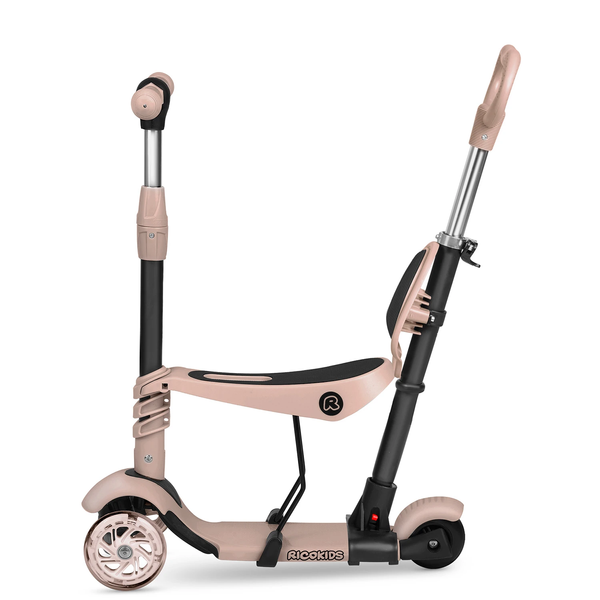 Дитячий самокат триколісний Ricokids Todi бежевий 765402 фото