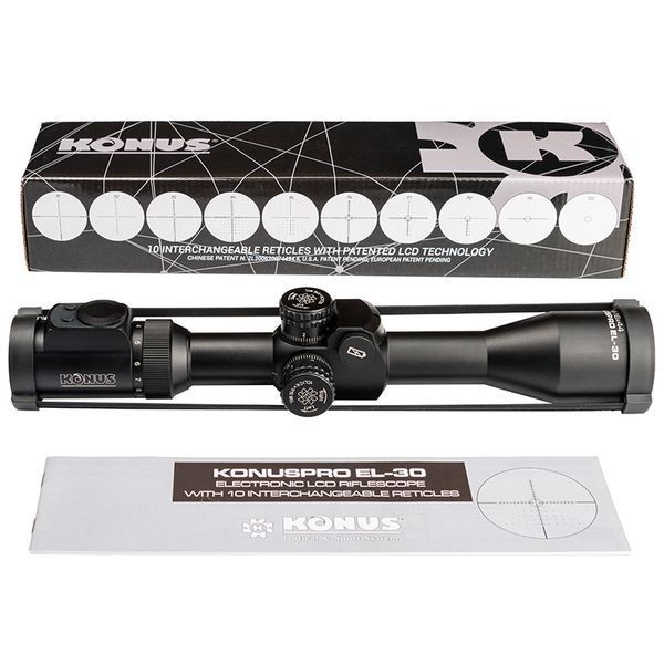 Оптичний приціл KONUS KONUSPRO EL-30 4-16x44 LCD + Безкоштовна доставка 7330 фото
