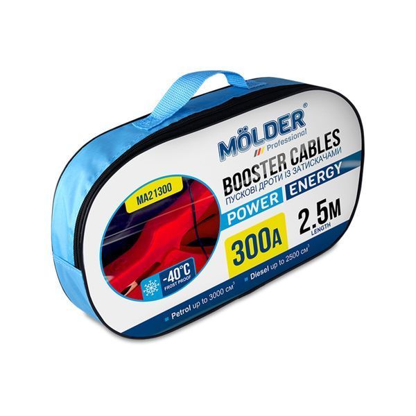 Провода-прикурювачі Molder 300A, 2,5м MA21300 фото