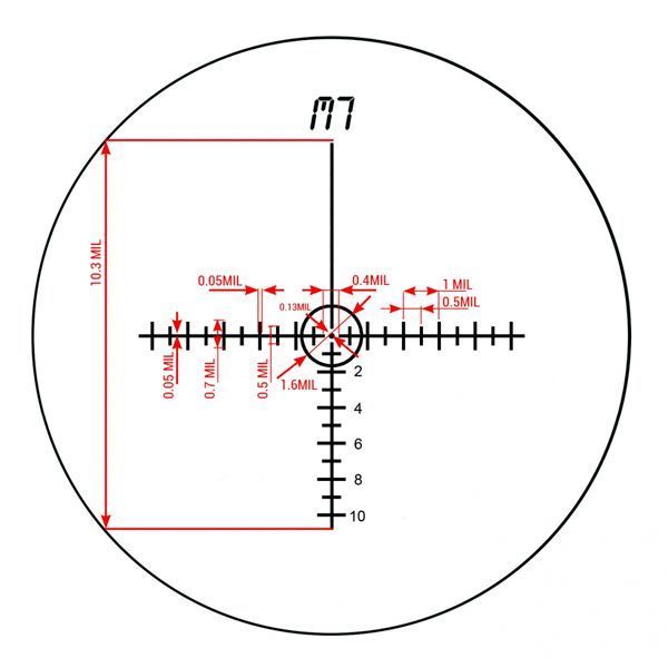 Оптичний приціл KONUS KONUSPRO EL-30 4-16x44 LCD + Безкоштовна доставка 7330 фото