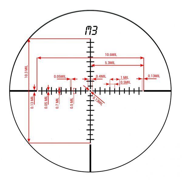 Оптичний приціл KONUS KONUSPRO EL-30 4-16x44 LCD + Безкоштовна доставка 7330 фото