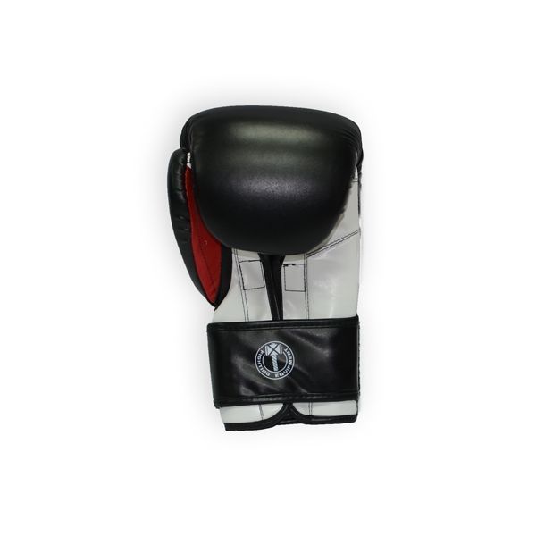 Рукавички боксерські THOR RING STAR 12oz / шкіра / чорно-біло-червоні 536/02(Le)BLK/WHT/RED 12 oz. фото