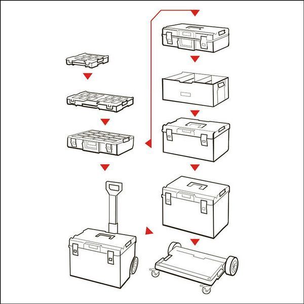 Ящик для інструментів QBRICK SYSTEM ONE 350 VARIO 2.0 Розмір: 600 x 400 x 330 SKRQ350V2CZAPG003 фото