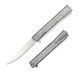 Ніж Ocaso Solstice, Engraved titanium, Scroll Pattern, Satin 4009338 фото 1