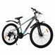 Велосипед SPARK VIBE (колеса - 27,5, сталева рама - 15) сірий з бірюзовим 000239242 фото 2
