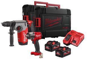 Набір з двох інструментів безщіткових акумуляторних M18 FPP2BA-552X POWER PACK MILWAUKEE 4933481023 фото