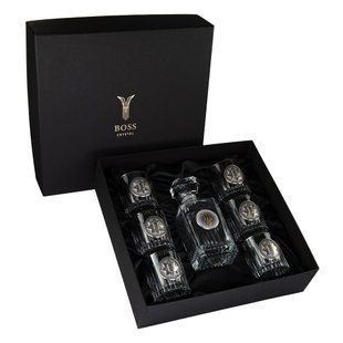 Набір для віскі Поліція 7 предметів Boss Crystal, графін, 6 келихів B7MVS2PGD фото