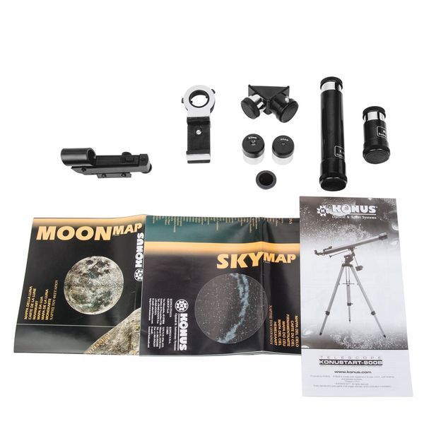 Телескоп KONUS KONUSTART-900B 60/900 EQ2 + Безкоштовна доставка 1738 фото