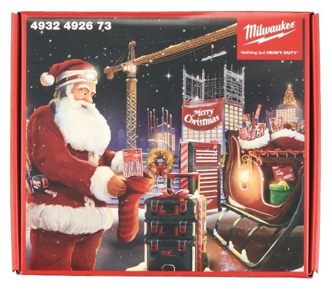 Подарунковий набір інструментів CHRISTMAS PROMO 2023 MILWAUKEE (викрутка, набір біті тримачів з кара 4932492673 фото