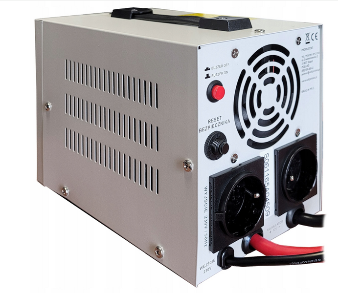 Аварійний комплект живлення Volt Polska SINUS PRO 850 E PLUS 12/230V 500/850W + Акумулятор GEL OPTI 12V 110 Ah 850EP110OPTI фото
