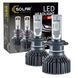 LED автолампа Solar H7 12/24V 6500K 8000Lm 60W ZES Chip 8307 фото 1