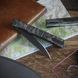 Ніж Ocaso Solstice, Engraved titanium Topo Pattern, Black 4009339 фото 4
