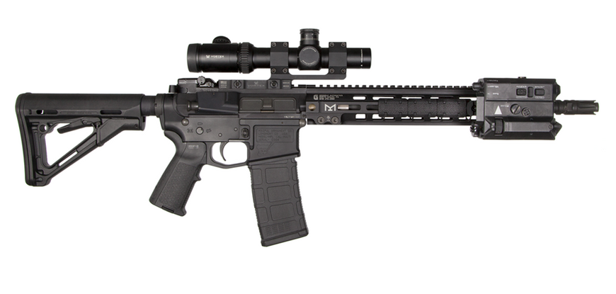 Планка пікатіні Magpul Aluminum 9 Slots M-Lok System 7000534 фото